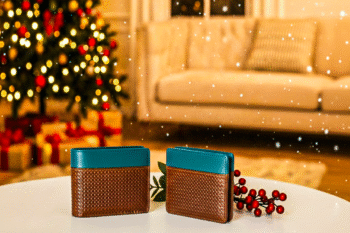 Brown and Green Mixing Unique Colour Pure Leather Wallet – Stylish & Durable Design